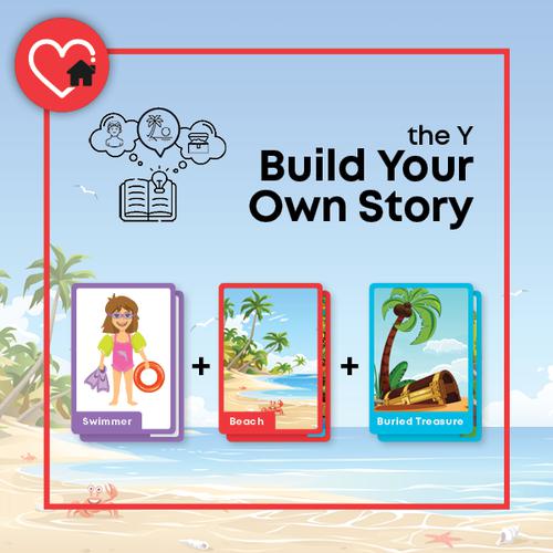 Diagram showing the steps for building your own story